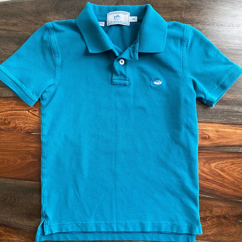 Southern Tide Kids Polo Shirt - Teal
